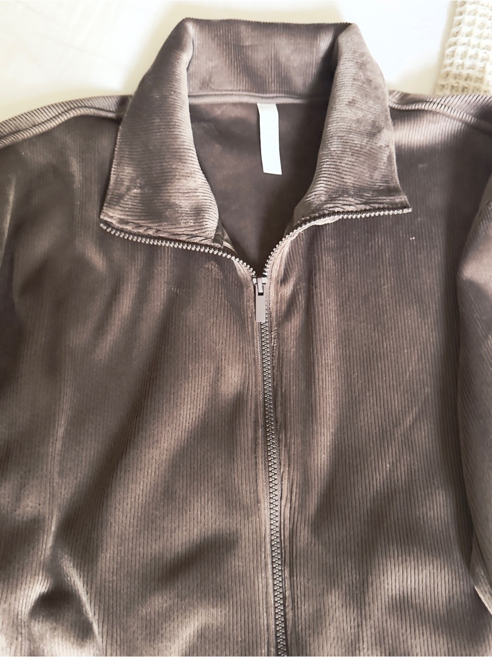 NWOT Zella Plush Ribbed Jacket - Picture 7 of 11
